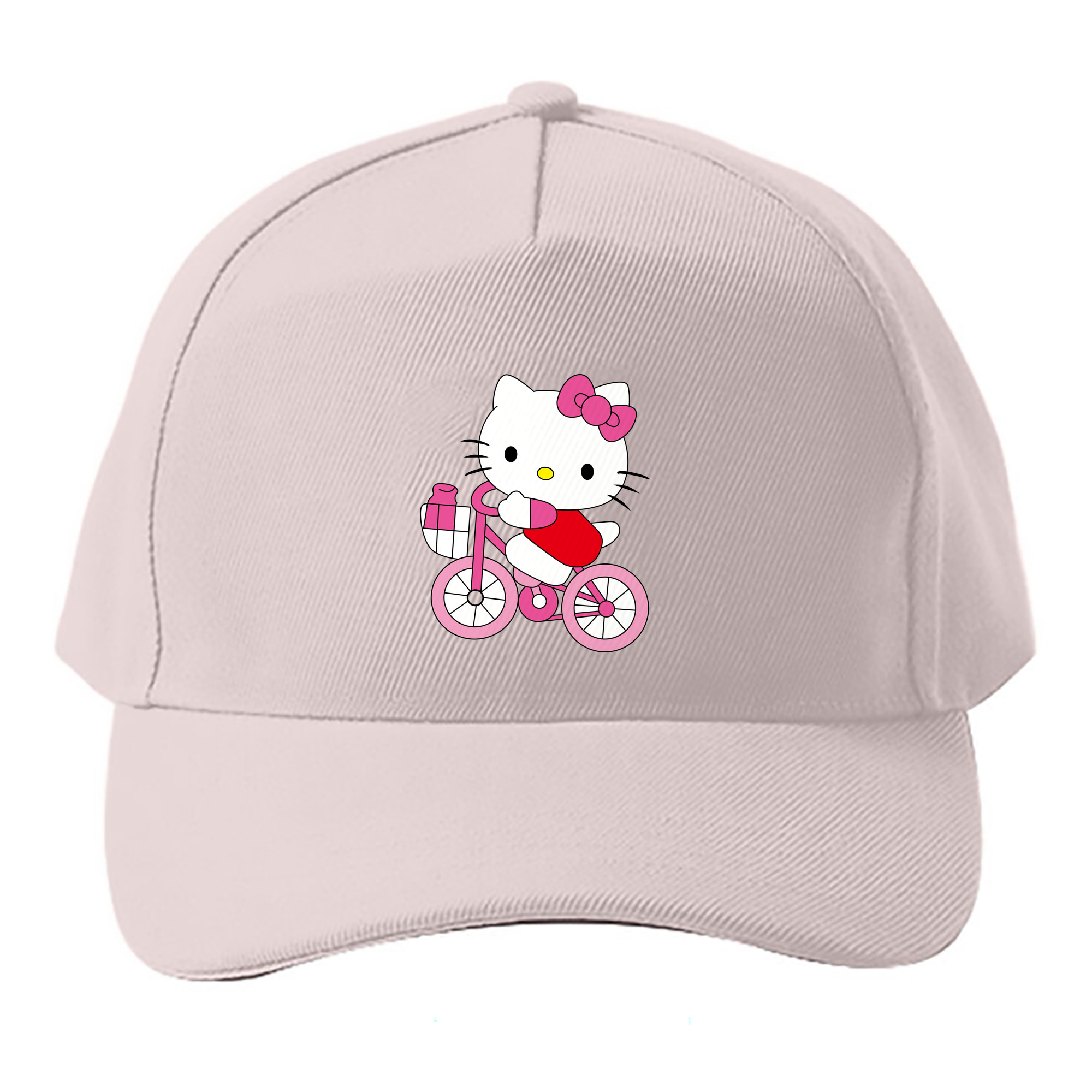 （画像用） Hello Kitty ハローキティ ベースボールキャップ 綿100％ 男女兼用 帽子 スポーツ